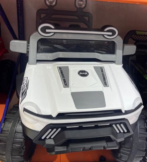 صورة سيارة أطفال المدرعة أزرق ماطورين